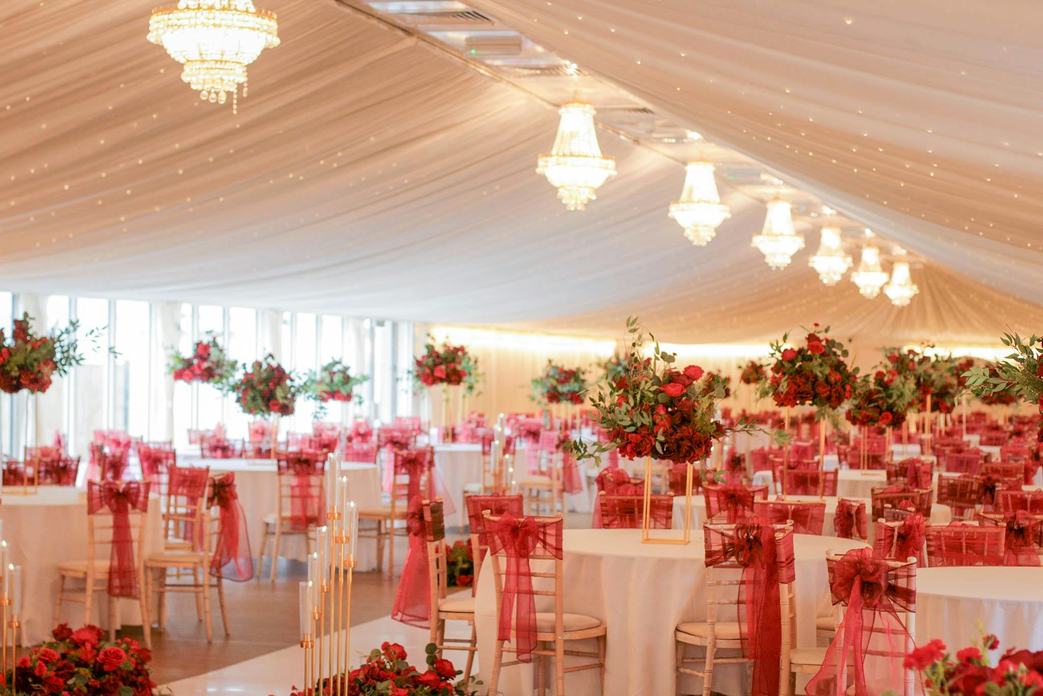 Elegant Banqueting Hall in Fennes, perfect for weddings and formal events.