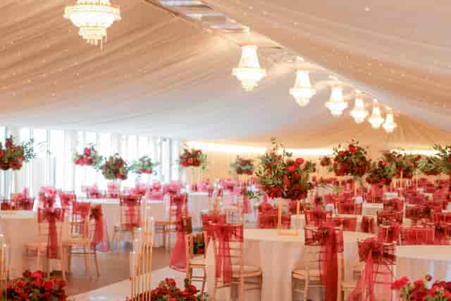 Elegant Banqueting Hall in Fennes, perfect for weddings and formal events.