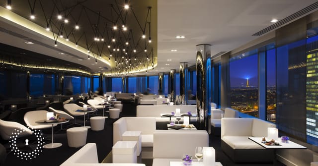 Cesar in modern Meliá Paris event space with panoramic views for upscale gatherings.