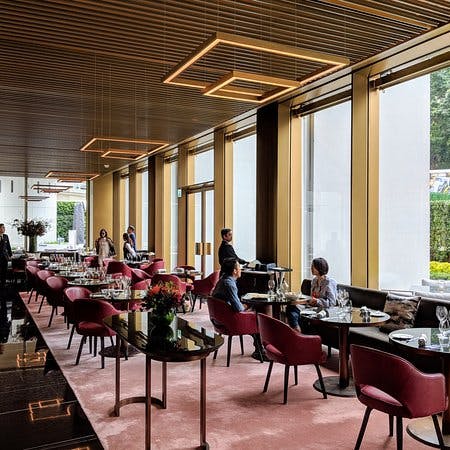 Sophisticated dining space at The Tai Pan, ideal for corporate events in Hong Kong.