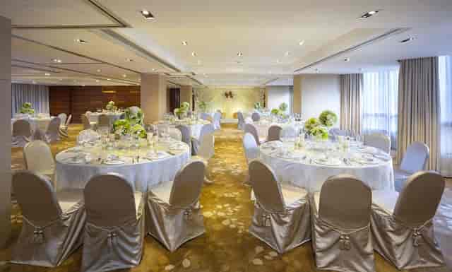 Sophisticated event space at The Harbourview, perfect for weddings and corporate gatherings.