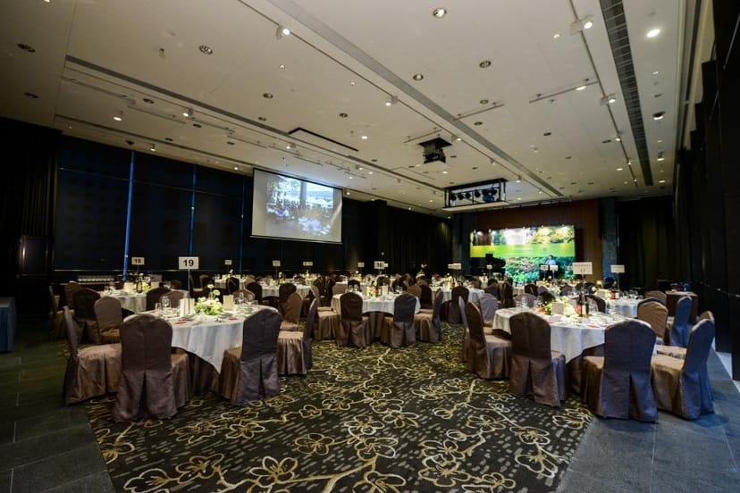 Hong Kong Jockey Club Hall, elegant event space for corporate gatherings and weddings.