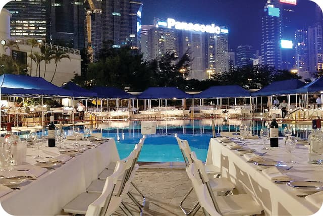 Poolside