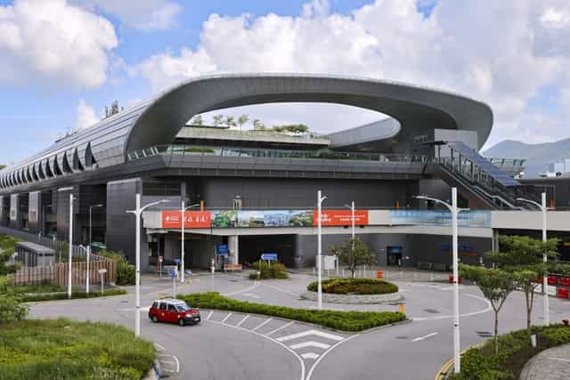 Kai Tak Cruise Terminal: modern venue with sleek design for events and conferences.