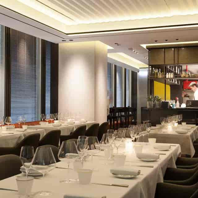 Modern outdoor terrace at Arcane, perfect for corporate events and private dining.