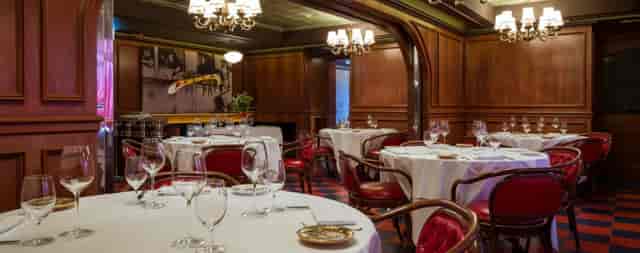Elegant dining space in Carbone Hong Kong, perfect for upscale events and corporate dinners.