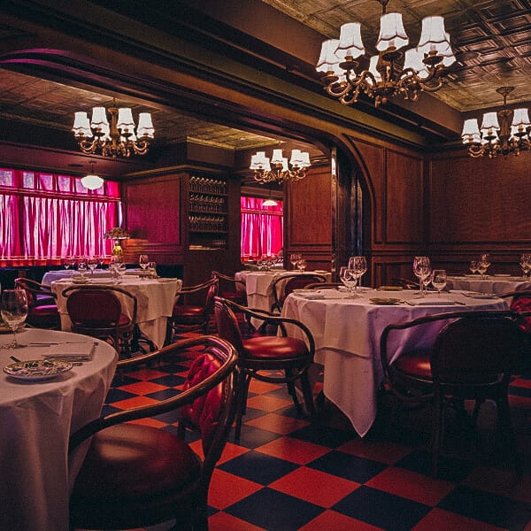 Elegant dining space at Carbone Hong Kong, perfect for upscale events and private dinners.