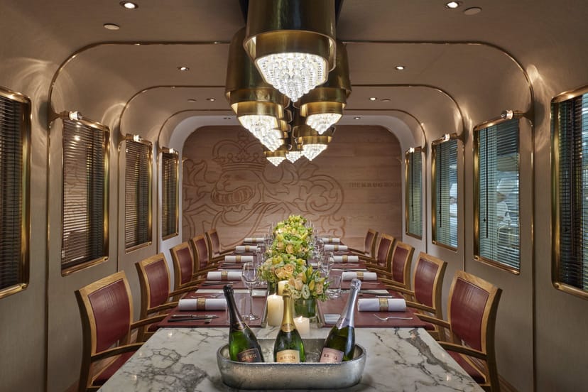 Private dining room in Ta Pantry with elegant decor for corporate meetings and exclusive events.