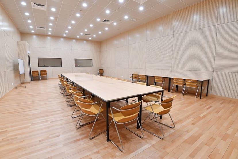 Spacious Tuen Mun Town Hall conference room for workshops and meetings.