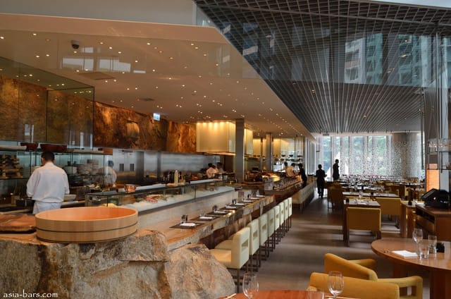 Upscale Zuma bar with sleek design, perfect for intimate events and meetings.