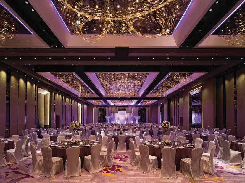 Luxurious conference center at Crowne Plaza Hong Kong, perfect for weddings and corporate events.