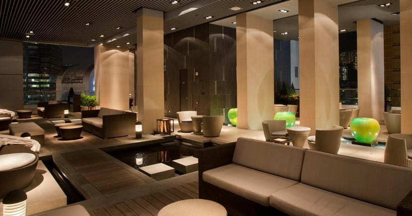 Sophisticated meeting room with modern design for networking events in Hong Kong.
