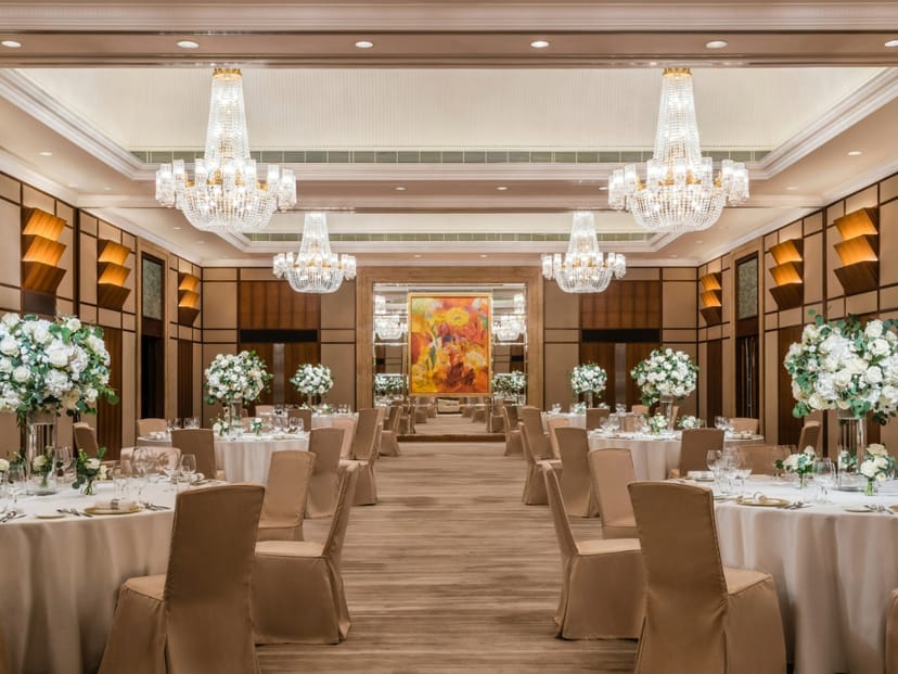 Chater Room at Hong Kong Jockey Club, elegant event space for weddings and galas.