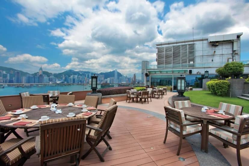 Rooftop venue Salon III, Harbour Plaza Metropolis, ideal for outdoor events and gatherings.