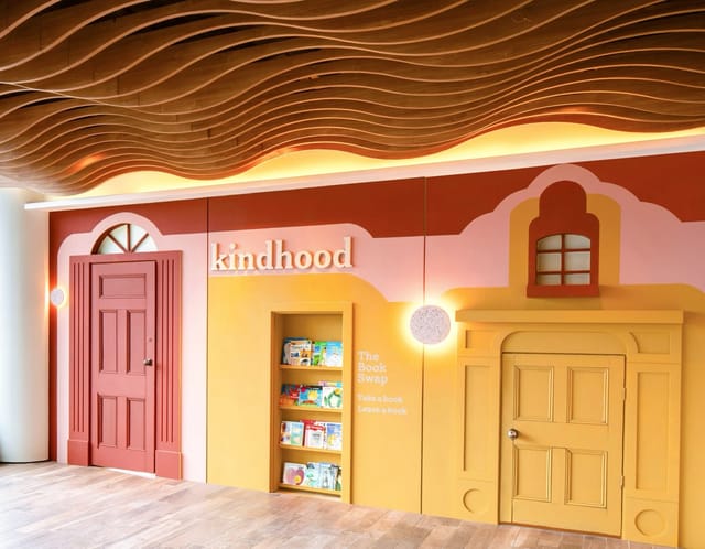 Vibrant Sound Space with whimsical design, perfect for creative workshops and events.