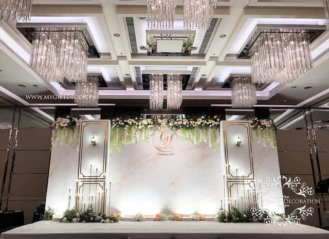 Elegant Grand Ballroom A+B/B+C at Hong Kong SkyCity Marriott for weddings and corporate events.
