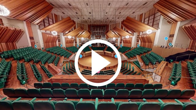Concert Hall at Hong Kong Cultural Centre with tiered seating for performances and conferences.