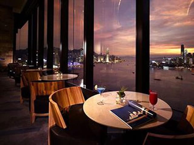 Elegant restaurant in Harbour Grand Hong Kong with city views, perfect for upscale events.