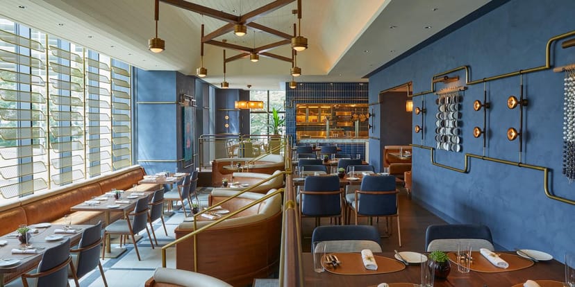 Modern restaurant in Kimpton Shinjuku Tokyo, perfect for corporate events and private dinners.
