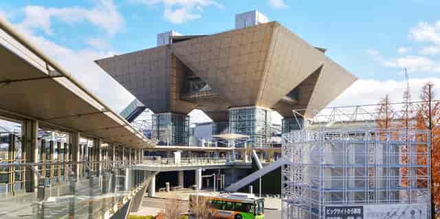 International Conference Hall Tokyo Big Sight, modern architecture for large events.