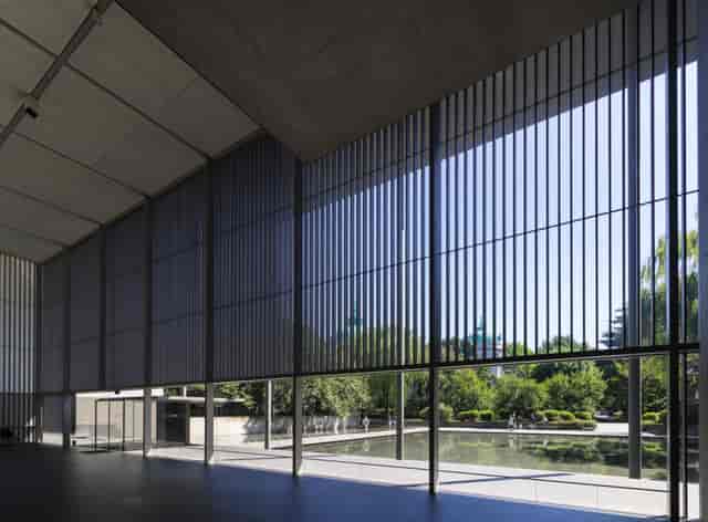 Gallery of Horyuji Treasures, modern event space with natural light, Tokyo museum venue.