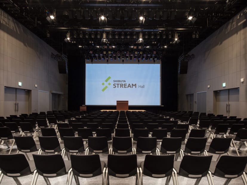 Convention Room at SHIBUYA STREAM Hall, modern event space for conferences and presentations.
