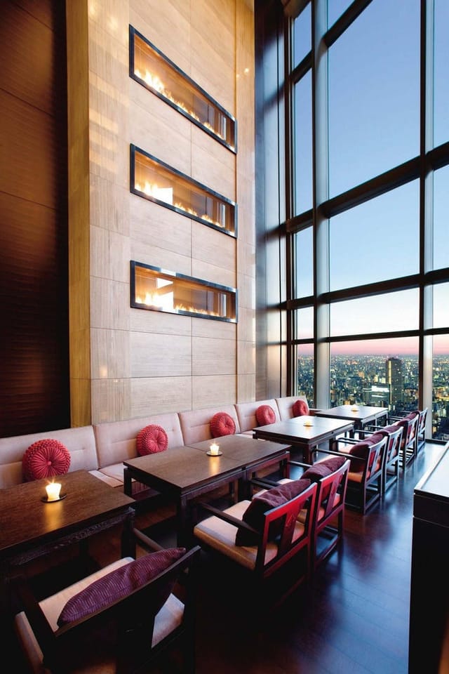 Elegant event space at Mandarin Oriental Tokyo with city views, perfect for networking.