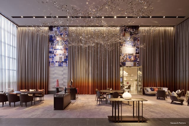 Sophisticated event space in Otemachi Place with elegant decor for networking events.