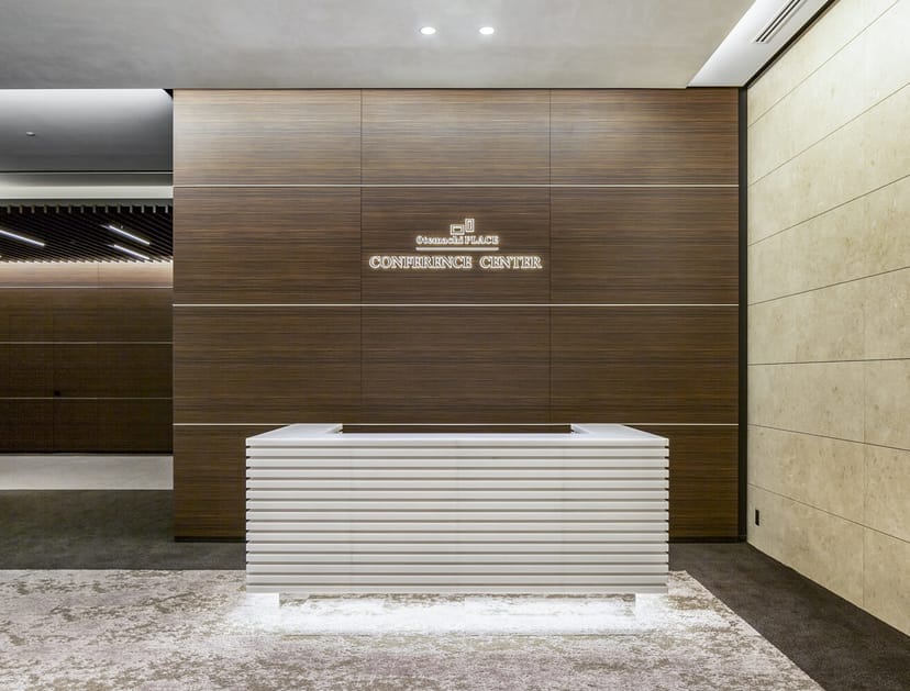 Modern Event Hall at Otemachi Place, sleek design for professional meetings and conferences.