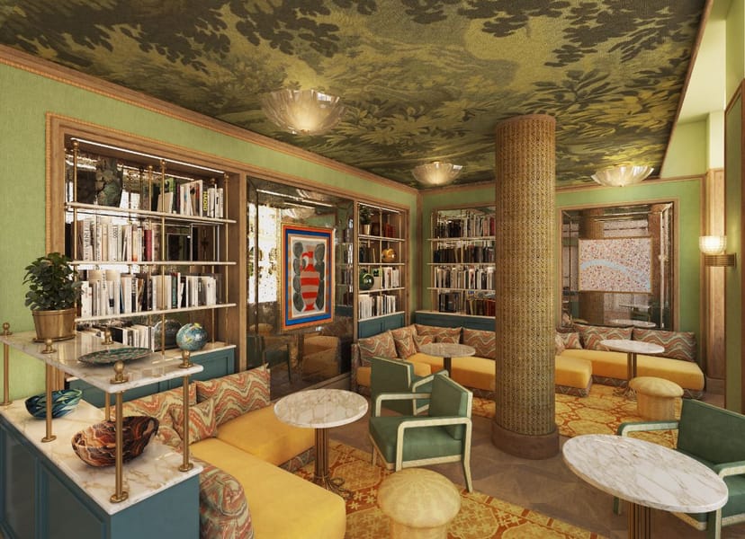 Vibrant meeting space at L'Atelier, ideal for networking events and workshops.