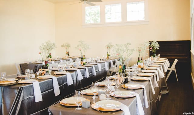 Elegant event space at Star Hill Ranch for weddings and upscale gatherings.