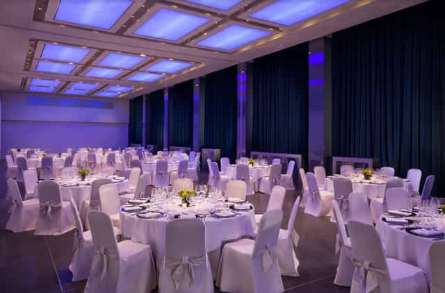 Elegant Ballroom Duomo at Excelsior Hotel Gallia, perfect for corporate events and upscale dinners.