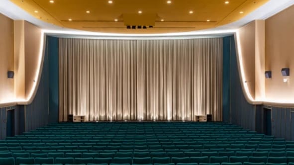Elegant auditorium in Colosseum Berlin, perfect for conferences and performances.
