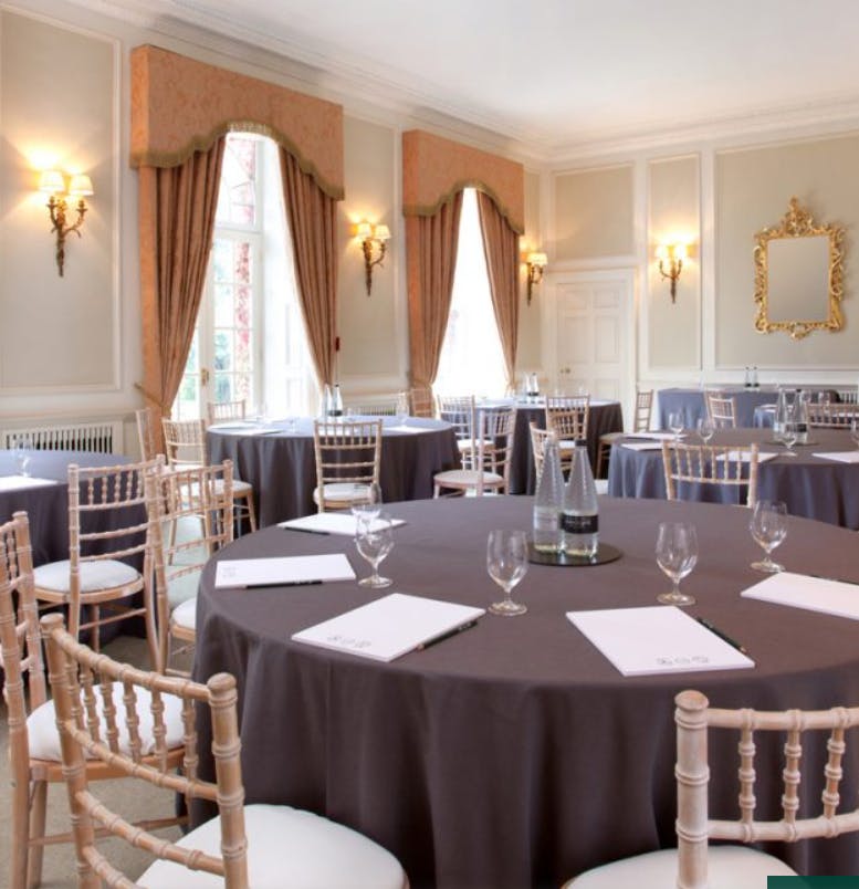 Georgian Ballroom at Bowcliffe Hall, elegant meeting room for corporate events and gatherings.