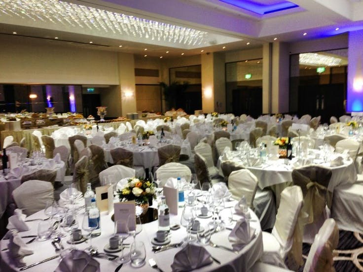 Elegant Grand Ballroom at Montcalm Marble Arch, perfect for weddings and galas.