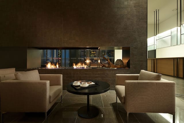Sophisticated lounge at Shilla Stay Dongtan for networking events and meetings.