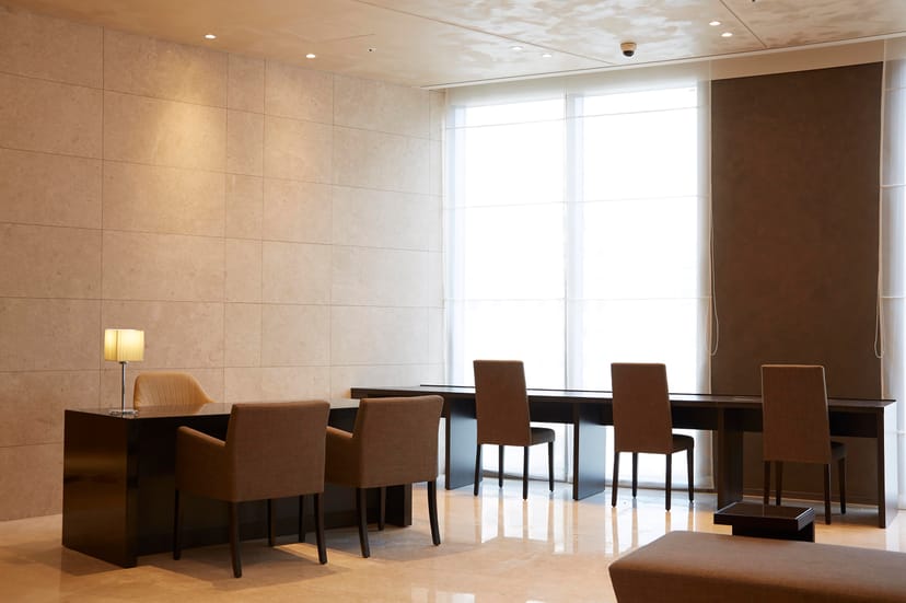 Modern conference room at Gracery Hotel Seoul, ideal for meetings and gatherings.