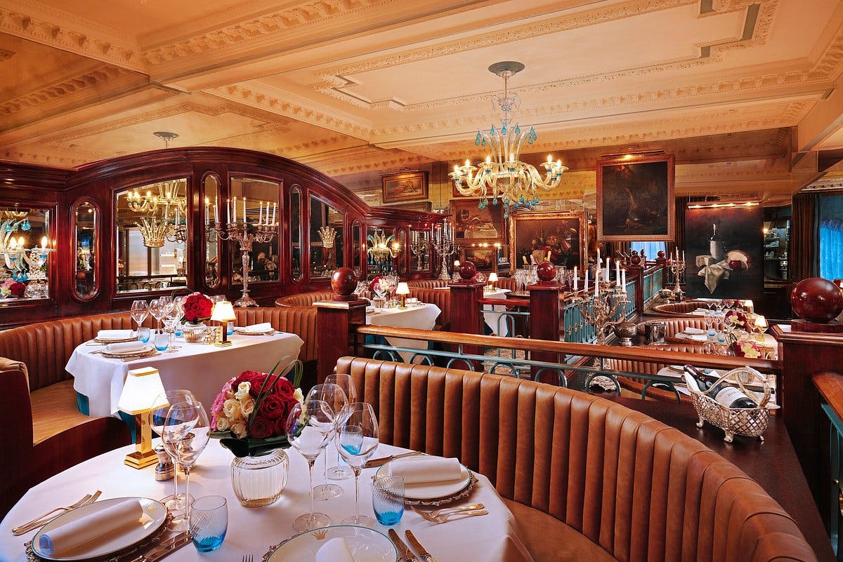 Elegant dining space at The English Grill, ideal for upscale corporate events and celebrations.