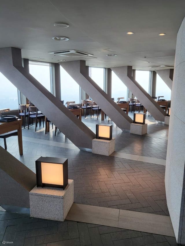 Modern event space at N Seoul Tower, ideal for networking and upscale dinners.