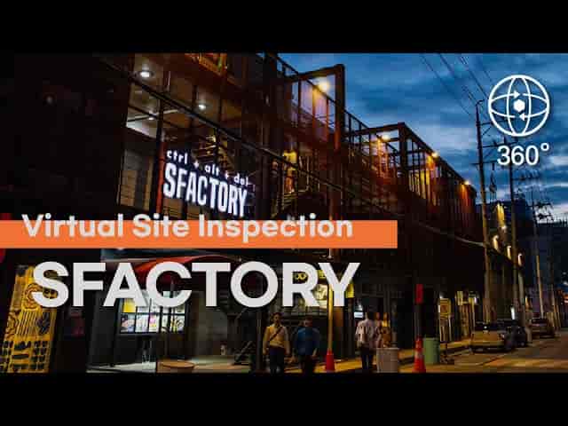 Vibrant SFactory venue with modern architecture for dynamic corporate and creative events.