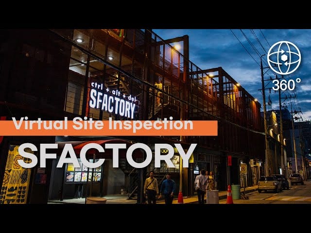 Vibrant SFactory venue with modern architecture for dynamic corporate and creative events.