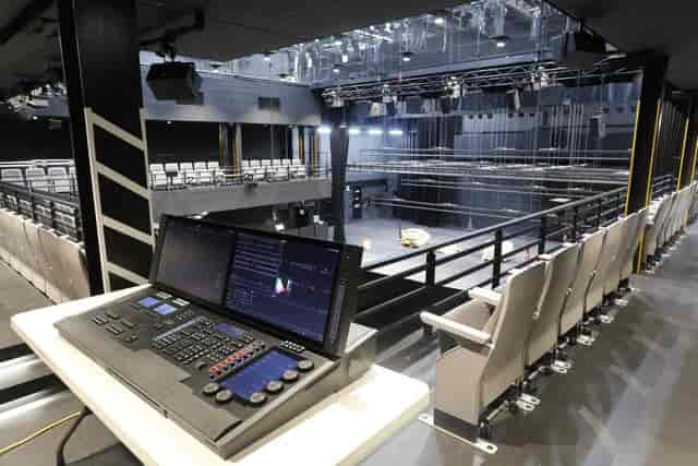 Modern U+ Stage at LG Arts Center Seoul, ideal for events and performances.