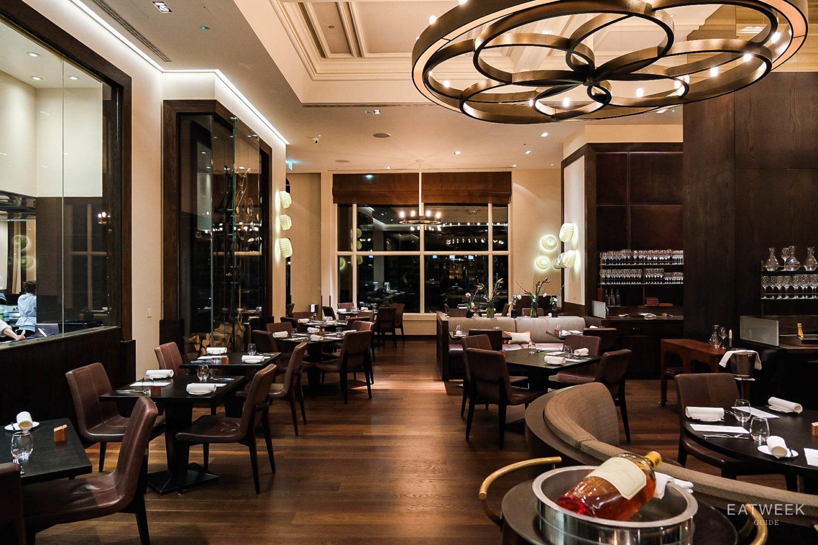 Elegant dining space at Dinner by Heston Blumenthal, ideal for corporate events and celebrations. - Banner