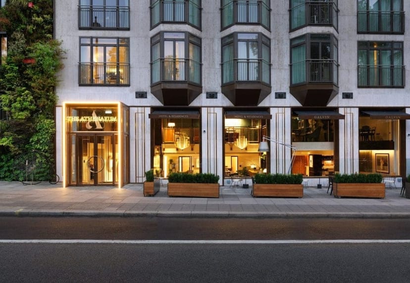Green Park Meeting Room at The Athenaeum Hotel, modern venue for events and workshops.