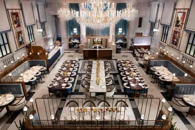 Elegant VIP boardroom at The Langham, Boston for upscale events and meetings.