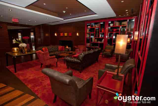 Stylish lounge in Josiah Quincy Suite, ideal for networking events at The Bostonian Hotel.