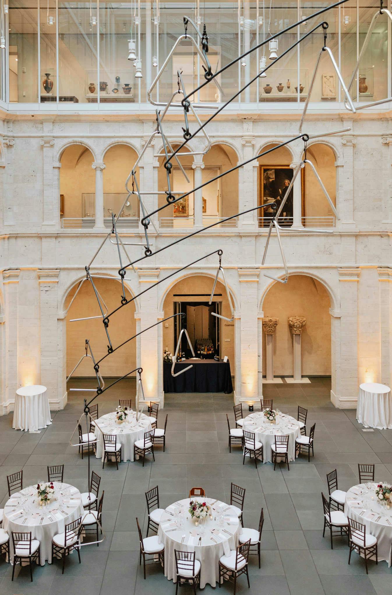 Adolphus Busch Hall: elegant event space with high ceilings for upscale gatherings.