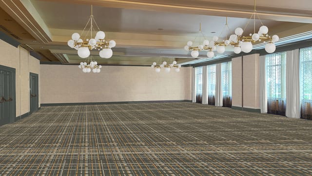 Elegant event room at Alexis Gallery, Kimpton Marlowe Hotel, perfect for conferences and banquets.