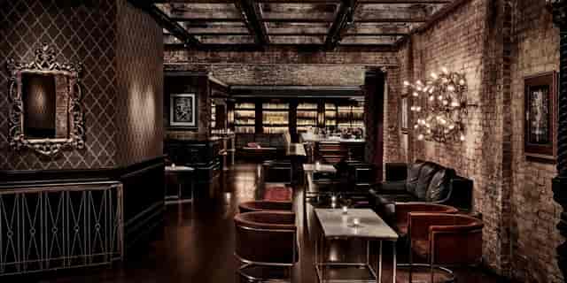 Upscale Main Dining Room at Yvonne's, perfect for intimate gatherings and networking events.