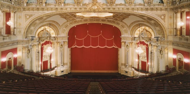 Citizens Bank Opera House theater with ornate architecture, ideal for gala events and performances.